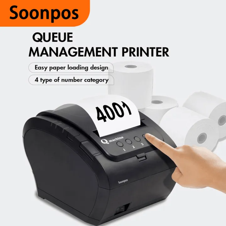 Commercial Printing Inc - Soonpos 80mm Sıra Numarası Baskı Termal