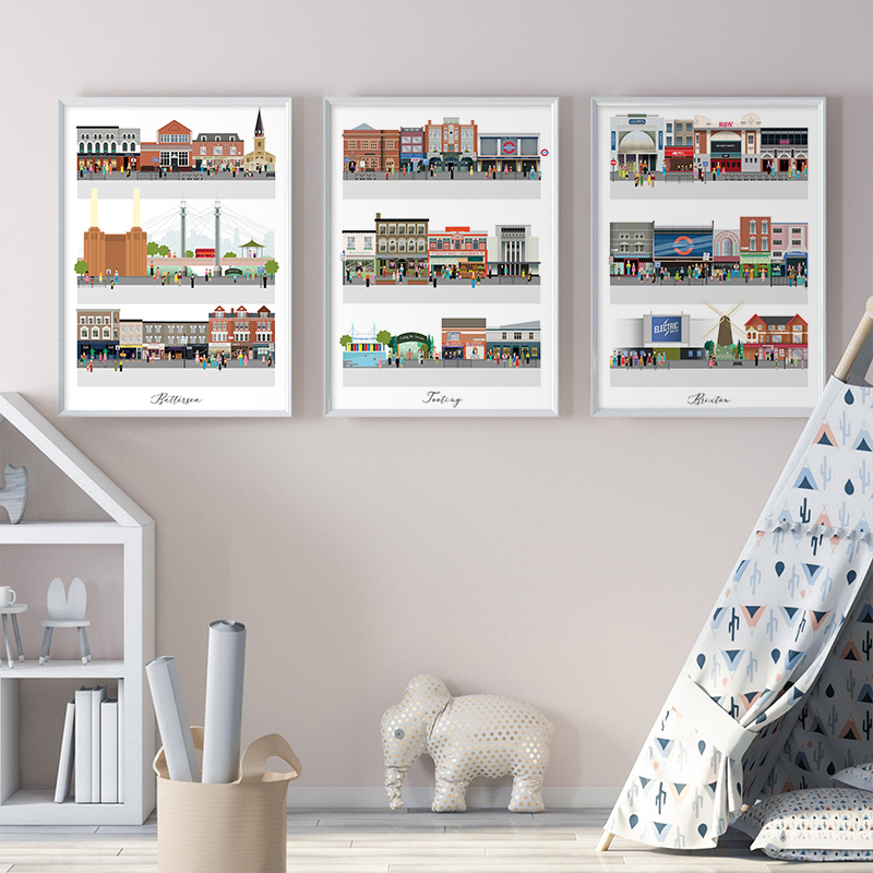 Commercial Printing London - Londra Ticari Tuval Boyama Battersea Brixton