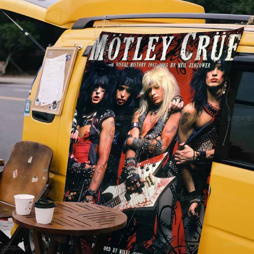 Commercial Printing Inc - Muhteşem Rock M-Motley C-Crues Band Gelişmiş