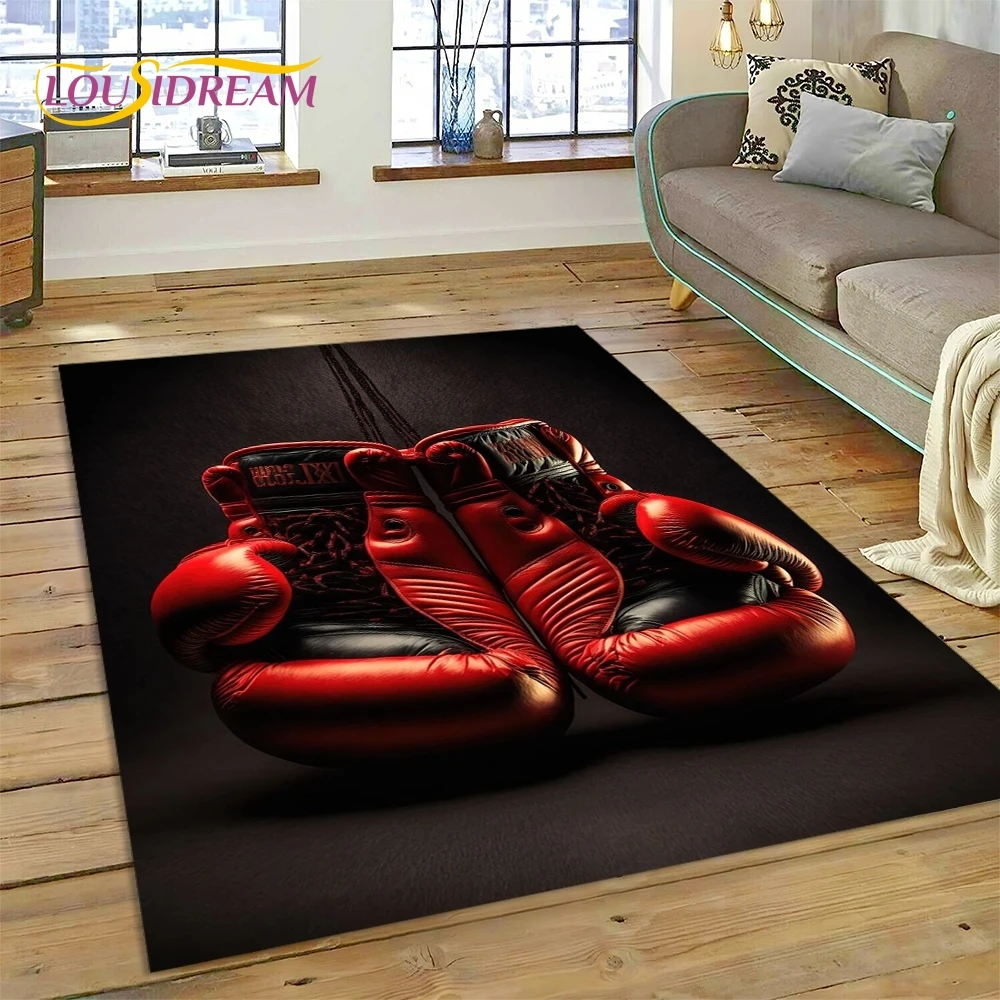 Commercial Printing For Sale - Boks eldiveni Boxer mücadele karikatür halı