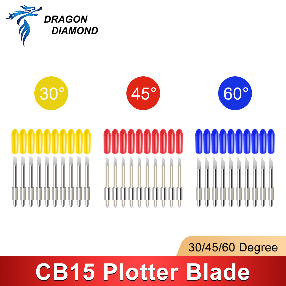 Cutting Plotter Blade - EJDERHA ELMAS 5 ADET 30/45/60 Derece