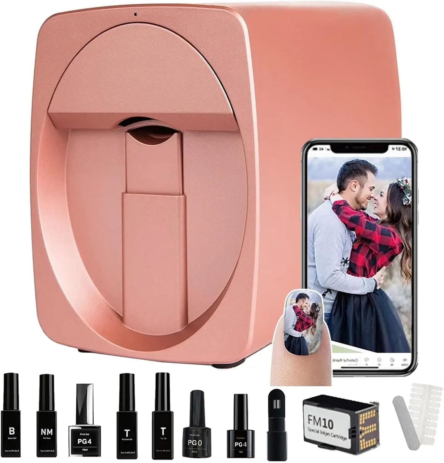 Commercial Nail Printing Machine - O2nails Tırnak Yazıcı Makinesi Kiti-3D Tırnak