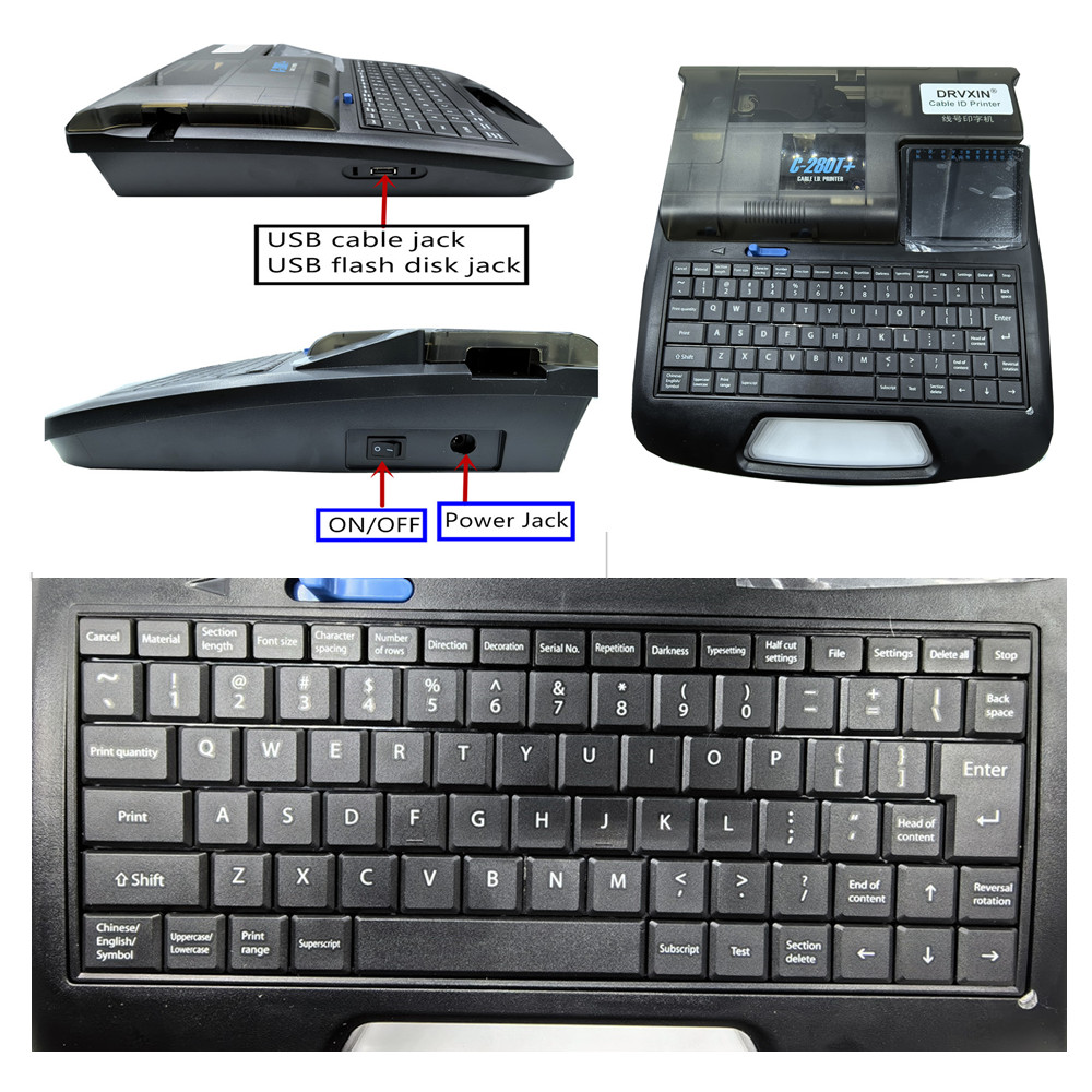 Commercial Printing Inc - Şerit+tüp braketi Çoklu baskı modlarına sahip