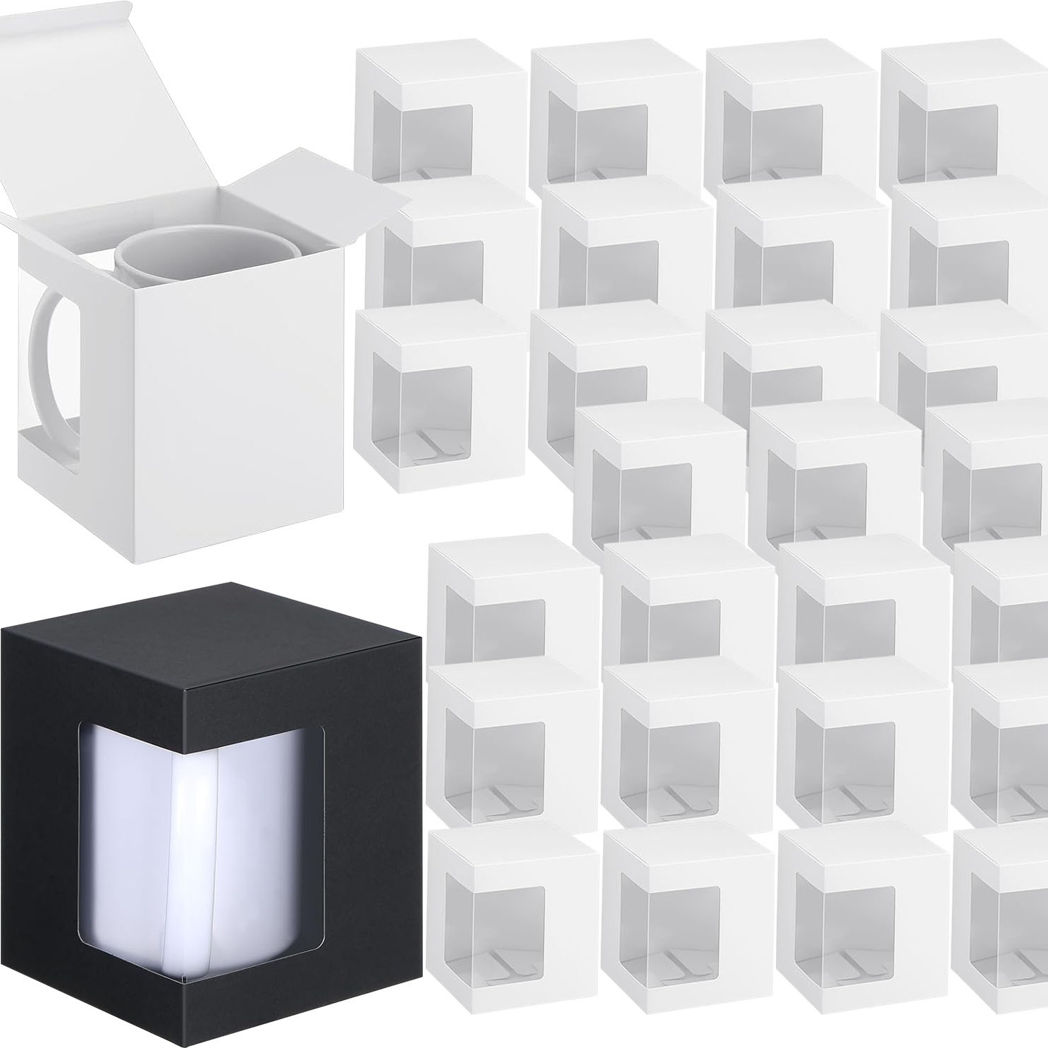 Sublimation Mug Blank - Süblimasyon Kupaları için 12 Paket Hediye