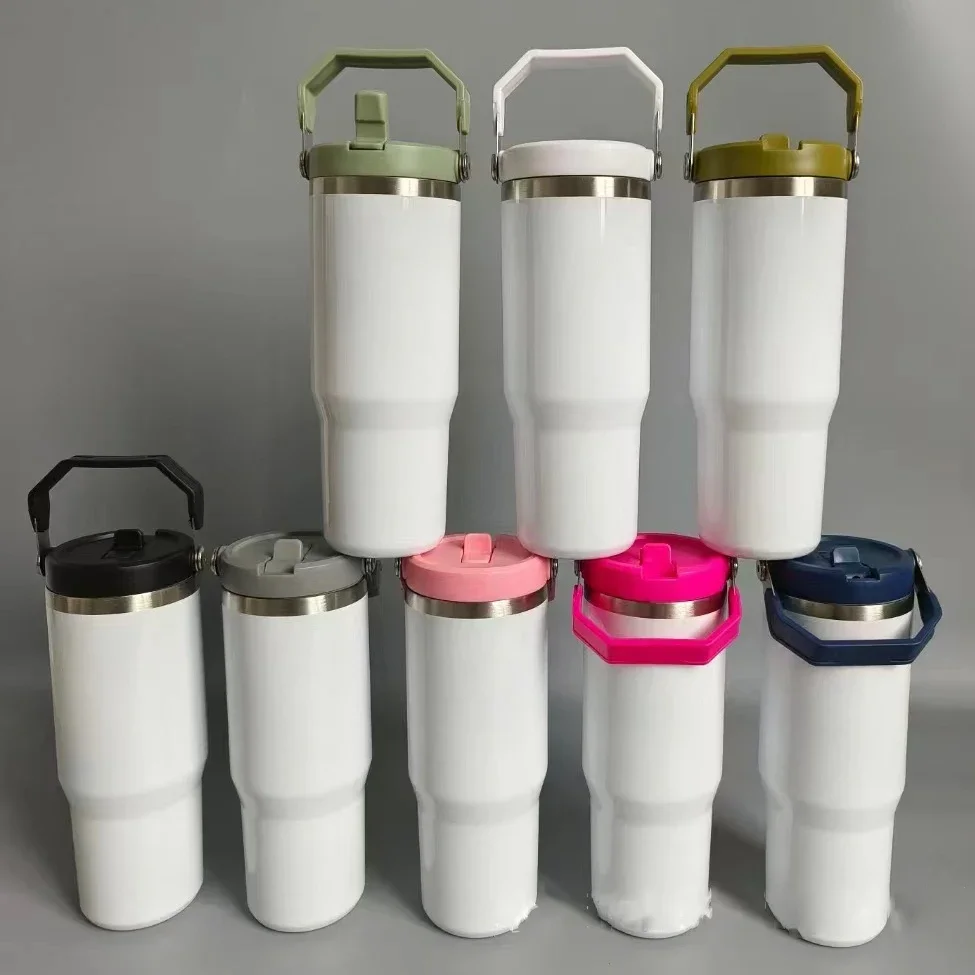 Sublimation Mug Blank - 30 OZ Süblimasyon Boş Bardak Çift