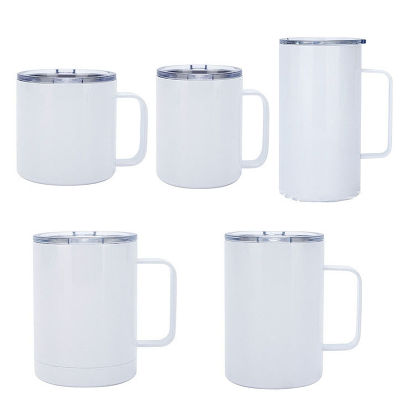 Sublimation Mug Blank - Süblimasyon Baskıya Uygun Düz Paslanmaz Çelik