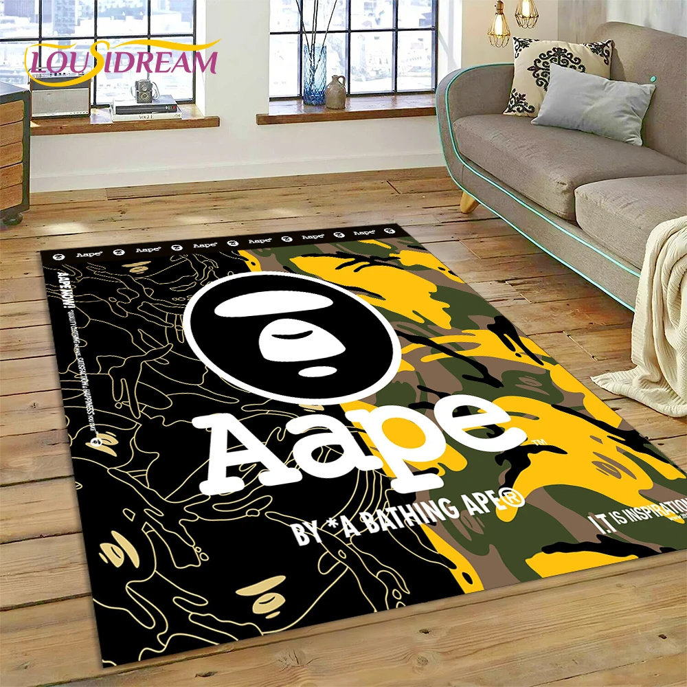 3D Baskı B-BAPE Moda Halı Halı - Commercial Printing For Sale incelemesi ve fiyatı
