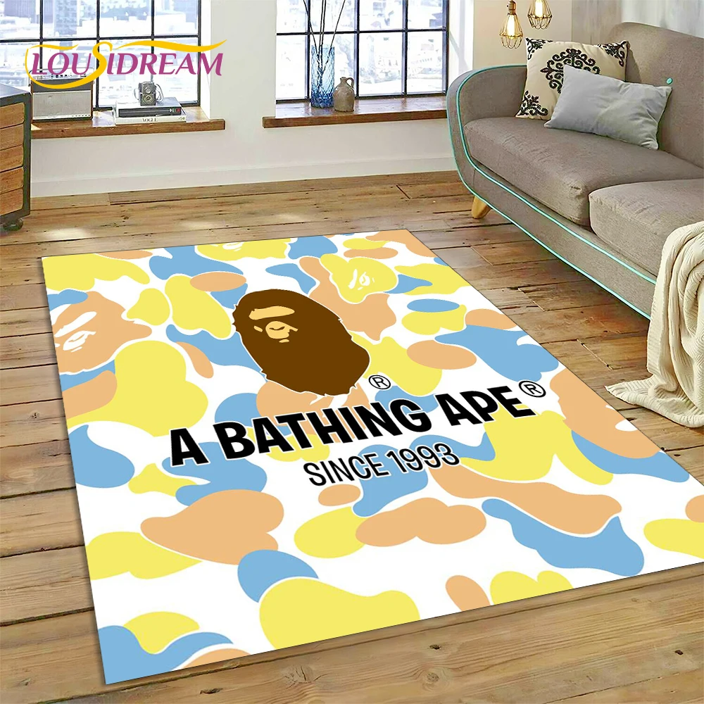 3D Baskı B-BAPE Moda Halı Halı - Commercial Printing For Sale incelemesi ve fiyatı