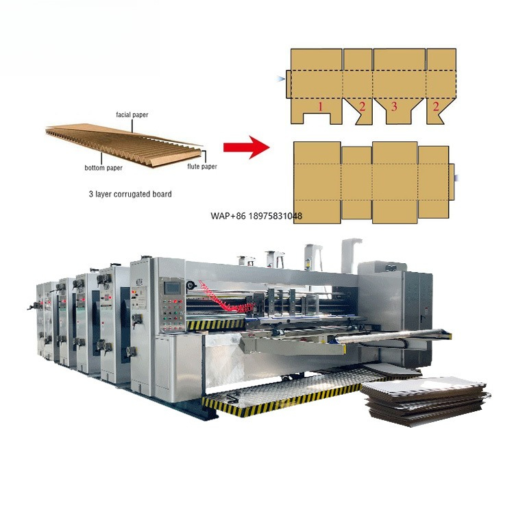 Otomatik 4 Renkli Karton Baskı - Die Cutting Machine incelemesi ve fiyatı