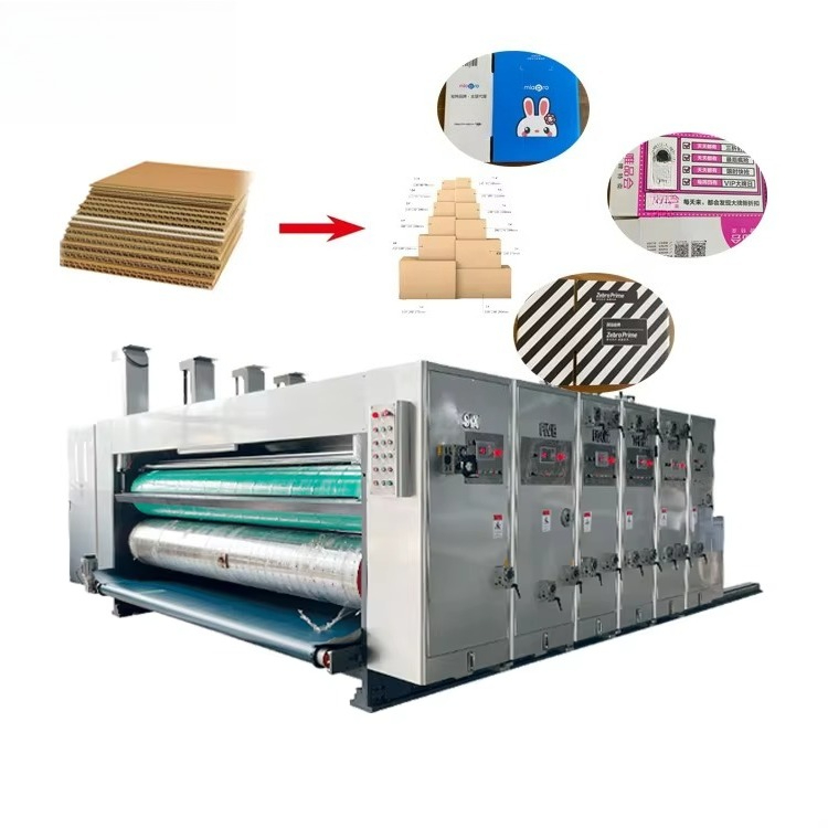 Otomatik 4 Renkli Karton Baskı - Die Cutting Machine incelemesi ve fiyatı