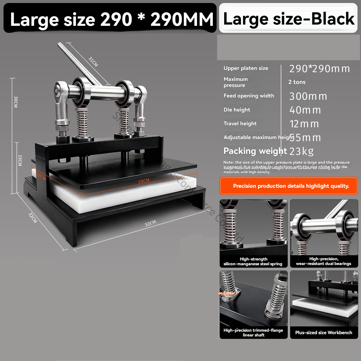 290X290 Kesim Makinesi El Yapı - Die Cutting Machine incelemesi ve fiyatı
