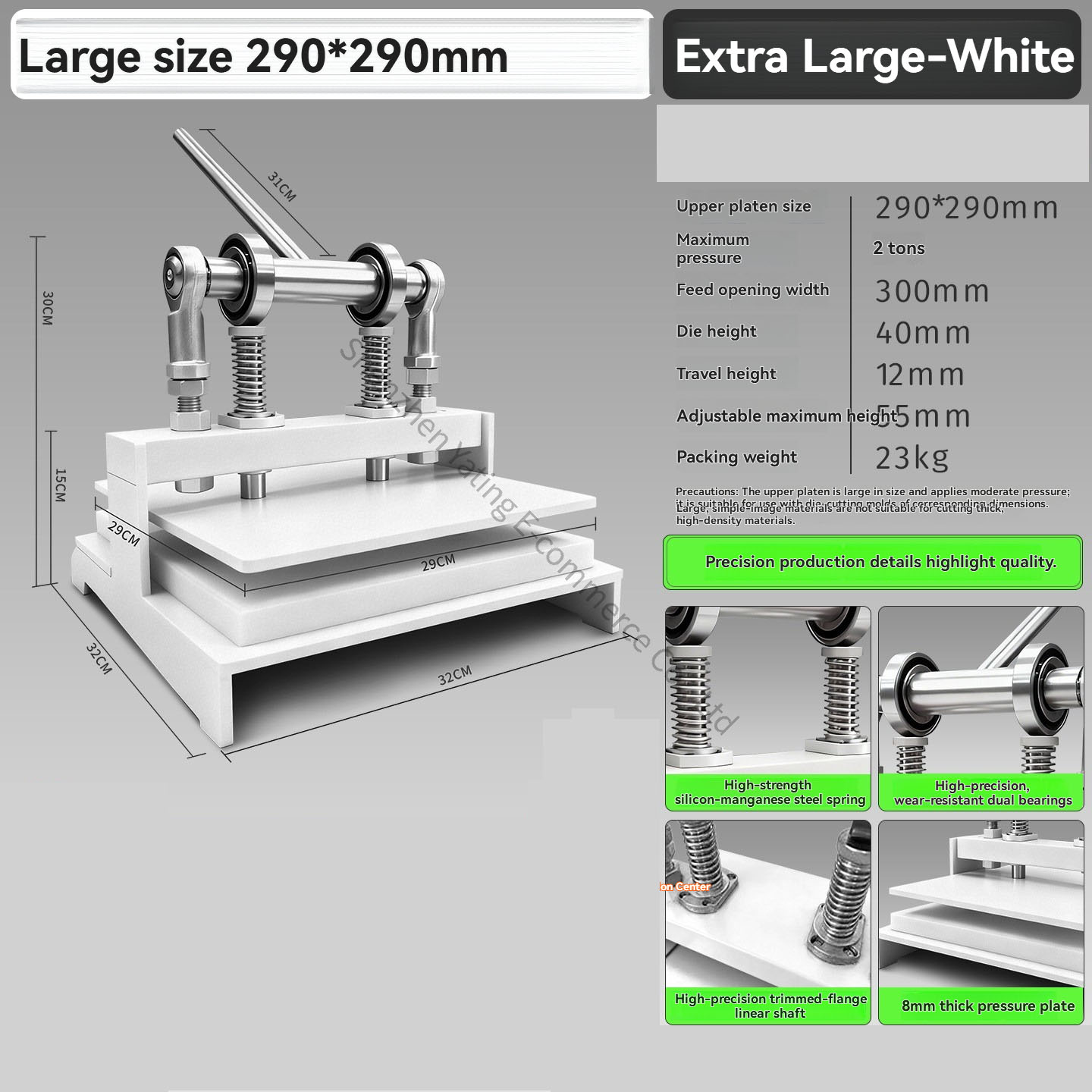 290X290 Kesim Makinesi El Yapı - Die Cutting Machine incelemesi ve fiyatı