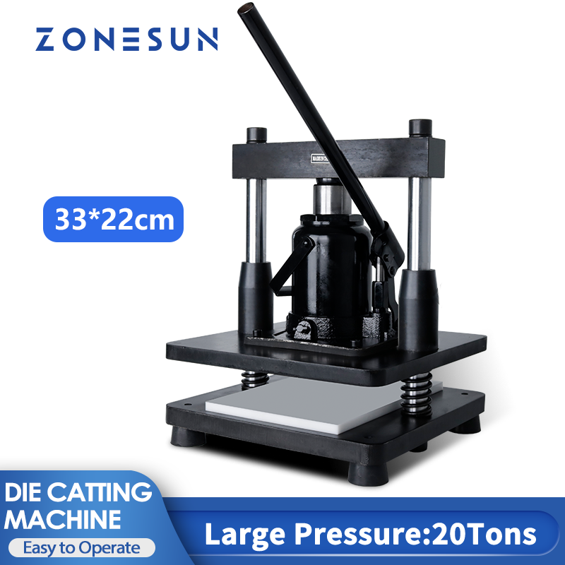 ZONESUN 20T Hidrolik Deri Kesi - Die Cutting Machine incelemesi ve fiyatı