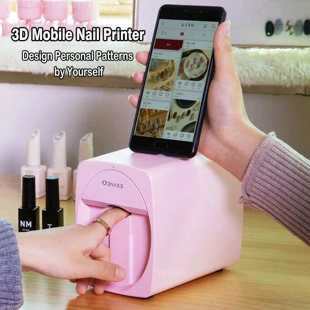 Akıllı Tırnak Yazıcı 3D Taşına - Commercial Nail Printing Machine incelemesi ve fiyatı