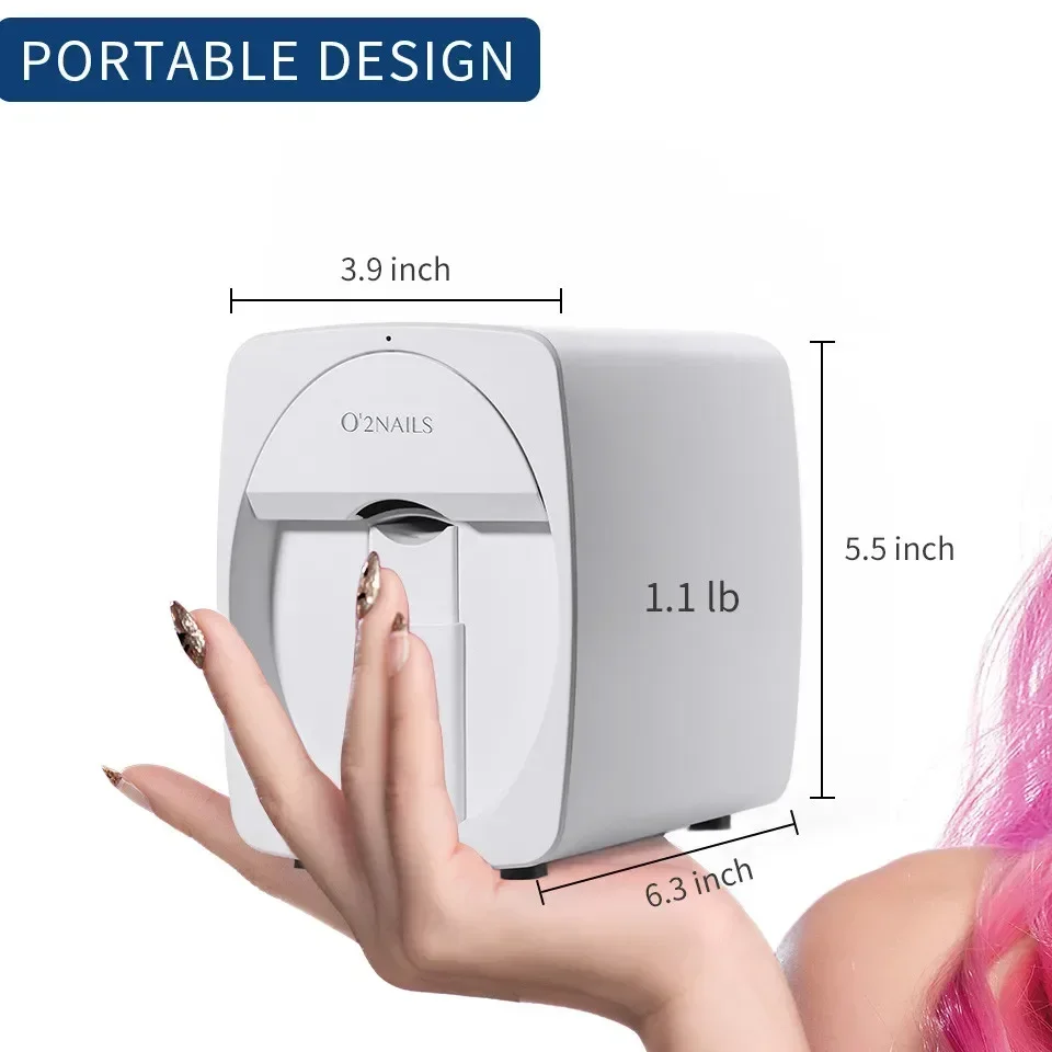 Akıllı Tırnak Yazıcı 3D Taşına - Commercial Nail Printing Machine incelemesi ve fiyatı