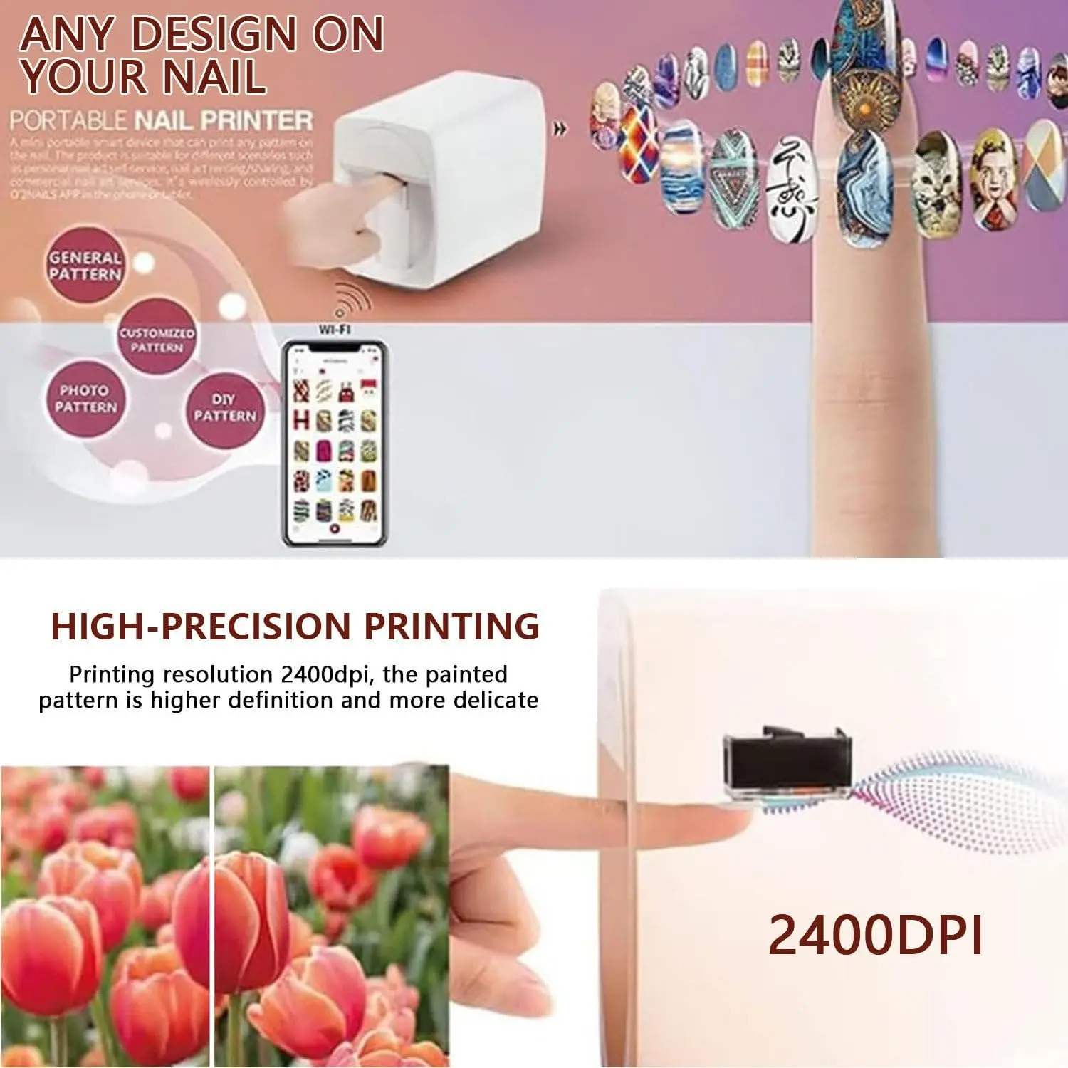 O2nails Taşınabilir M1 Tırnak  - Commercial Nail Printing Machine incelemesi ve fiyatı