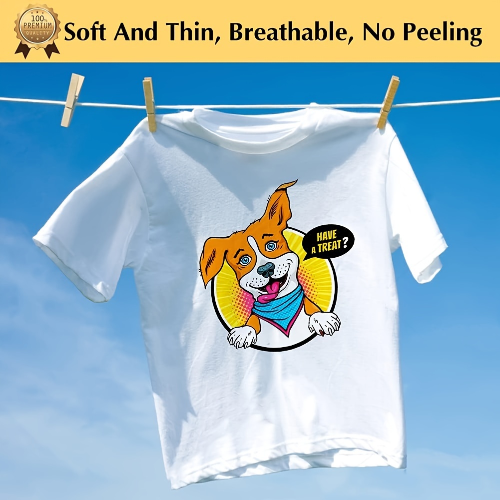 A4 Boyutunda Açık Renkli Kumaş - Printable Heat Transfer Vinyl incelemesi ve fiyatı