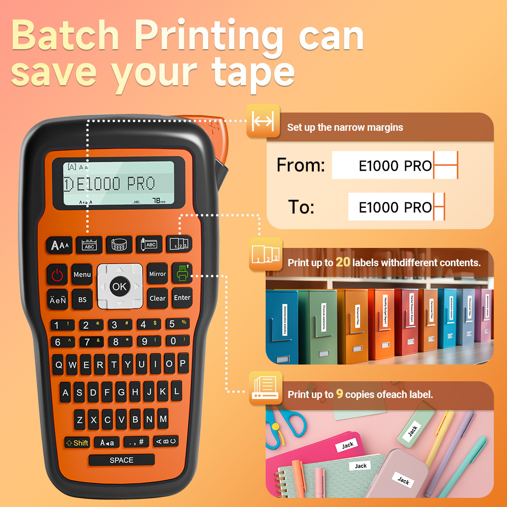 QWERTY Klavye E1000 Etiket Yaz - Commercial Printing Inc incelemesi ve fiyatı