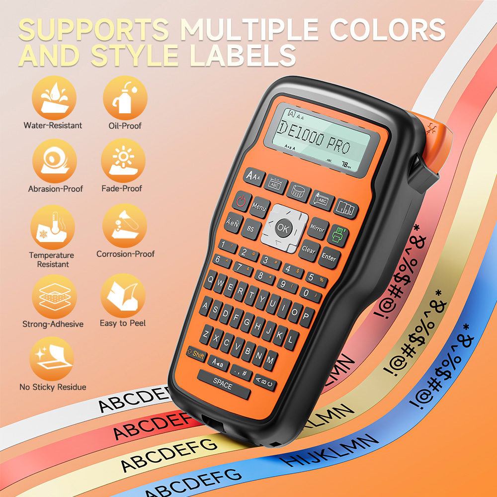 QWERTY Klavye E1000 Etiket Yaz - Commercial Printing Inc incelemesi ve fiyatı